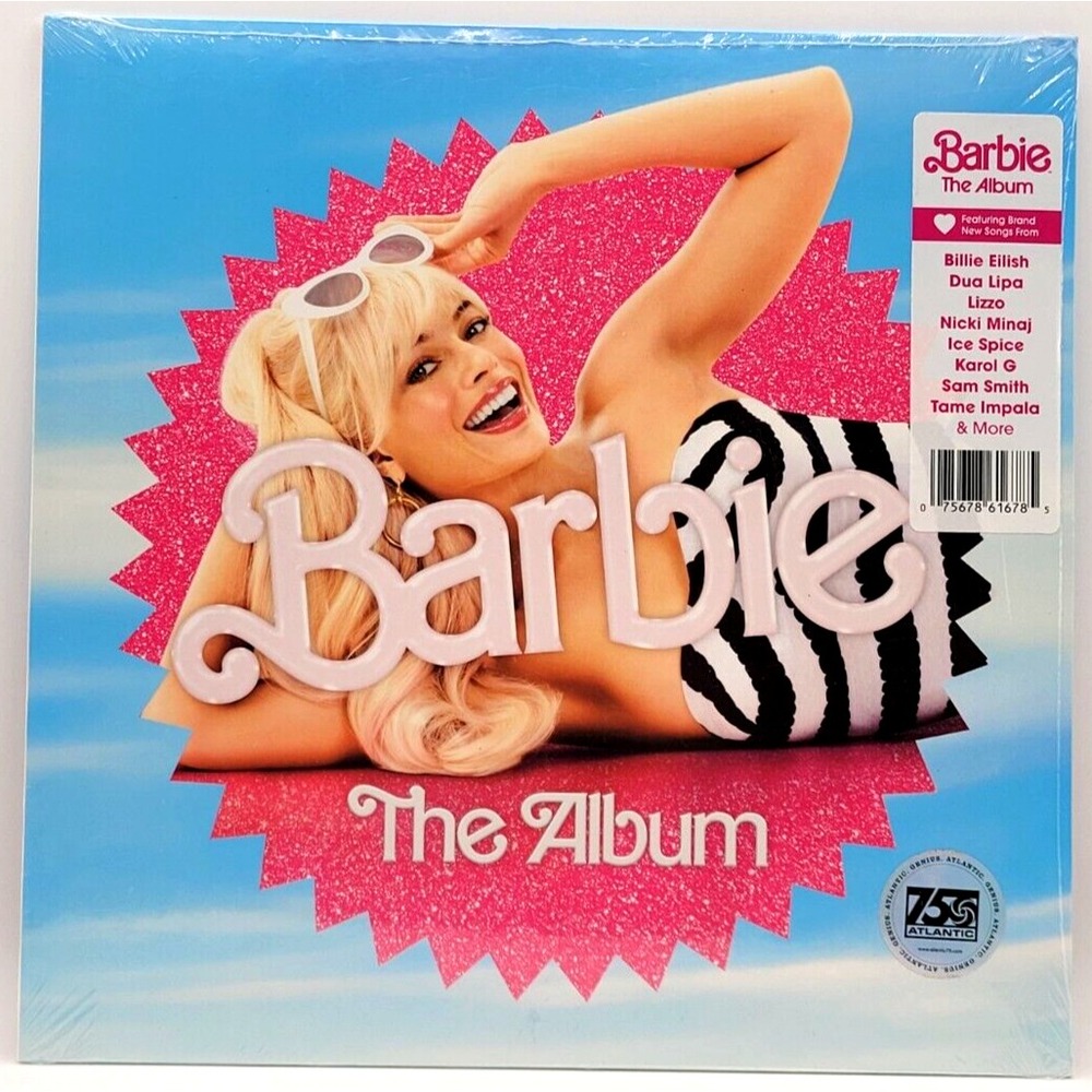 BARBIE THE ALBUM LP VARIOUS ARTISTS PINK SPLATTER VINYL RECORD NEW SEALED